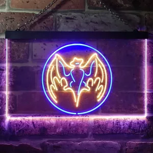 Bacardi Bat Logo Neon-Like LED Sign