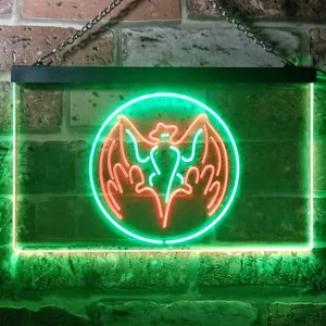 Bacardi Bat Logo Neon-Like LED Sign