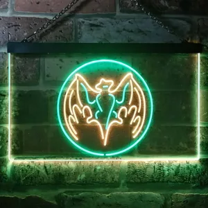 Bacardi Bat Logo Neon-Like LED Sign