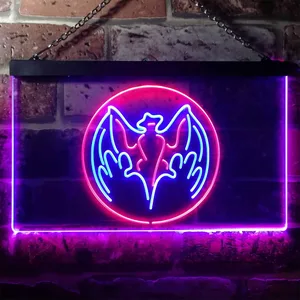 Bacardi Bat Logo Neon-Like LED Sign