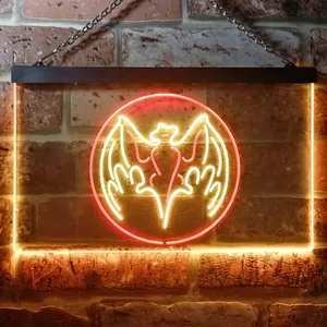 Bacardi Bat Logo Neon-Like LED Sign