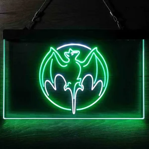 Bacardi Bat Neon-Like LED Sign