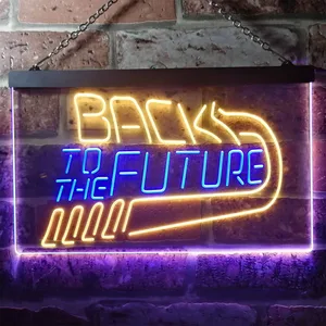 Back to the Future Neon-Like LED Sign