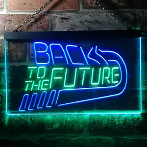 Back to the Future Neon-Like LED Sign