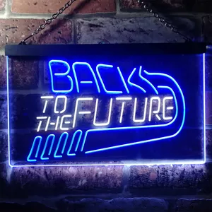 Back to the Future Neon-Like LED Sign