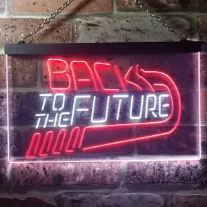 Back to the Future Neon-Like LED Sign