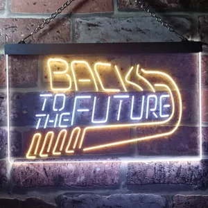 Back to the Future Neon-Like LED Sign