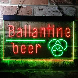 Ballantine Logo Neon-Like LED Sign