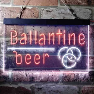 Ballantine Logo Neon-Like LED Sign