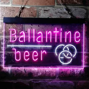 Ballantine Logo Neon-Like LED Sign