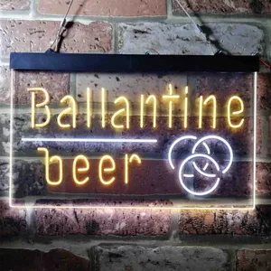 Ballantine Logo Neon-Like LED Sign