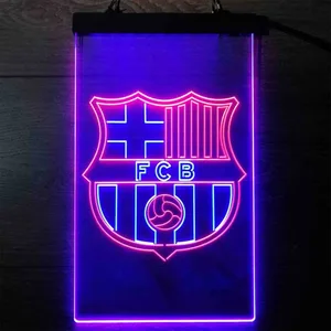 Barcelona FCB Logo Neon-Like LED Sign