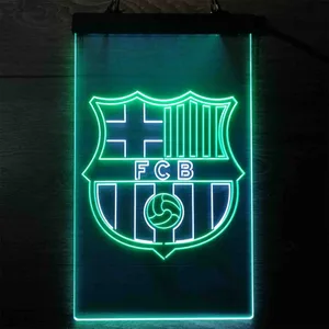 Barcelona FCB Logo Neon-Like LED Sign
