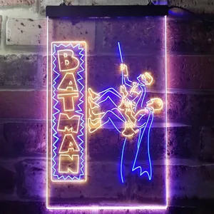 Batman and Robin Neon-Like LED Sign