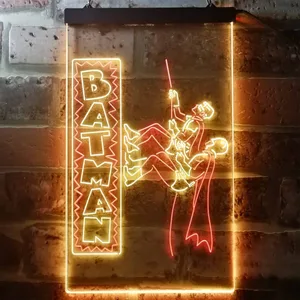 Batman and Robin Neon-Like LED Sign