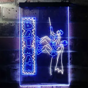 Batman and Robin Neon-Like LED Sign