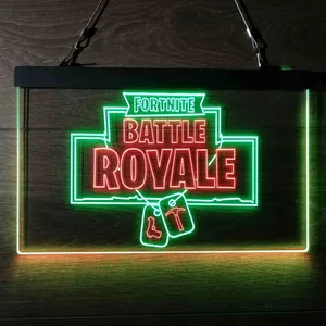 Battle Royale Fortnite Neon-Like LED Sign