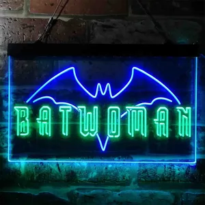 Batwoman Logo Neon-Like LED Sign