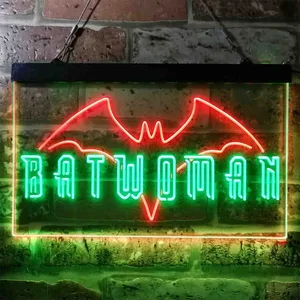 Batwoman Logo Neon-Like LED Sign