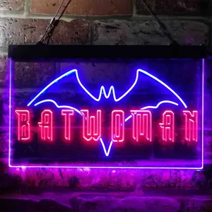 Batwoman Logo Neon-Like LED Sign