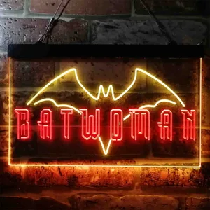Batwoman Logo Neon-Like LED Sign