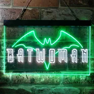 Batwoman Logo Neon-Like LED Sign
