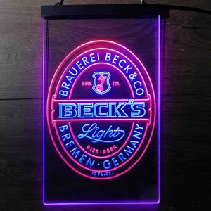 Becks Light Logo Neon-Like LED Sign
