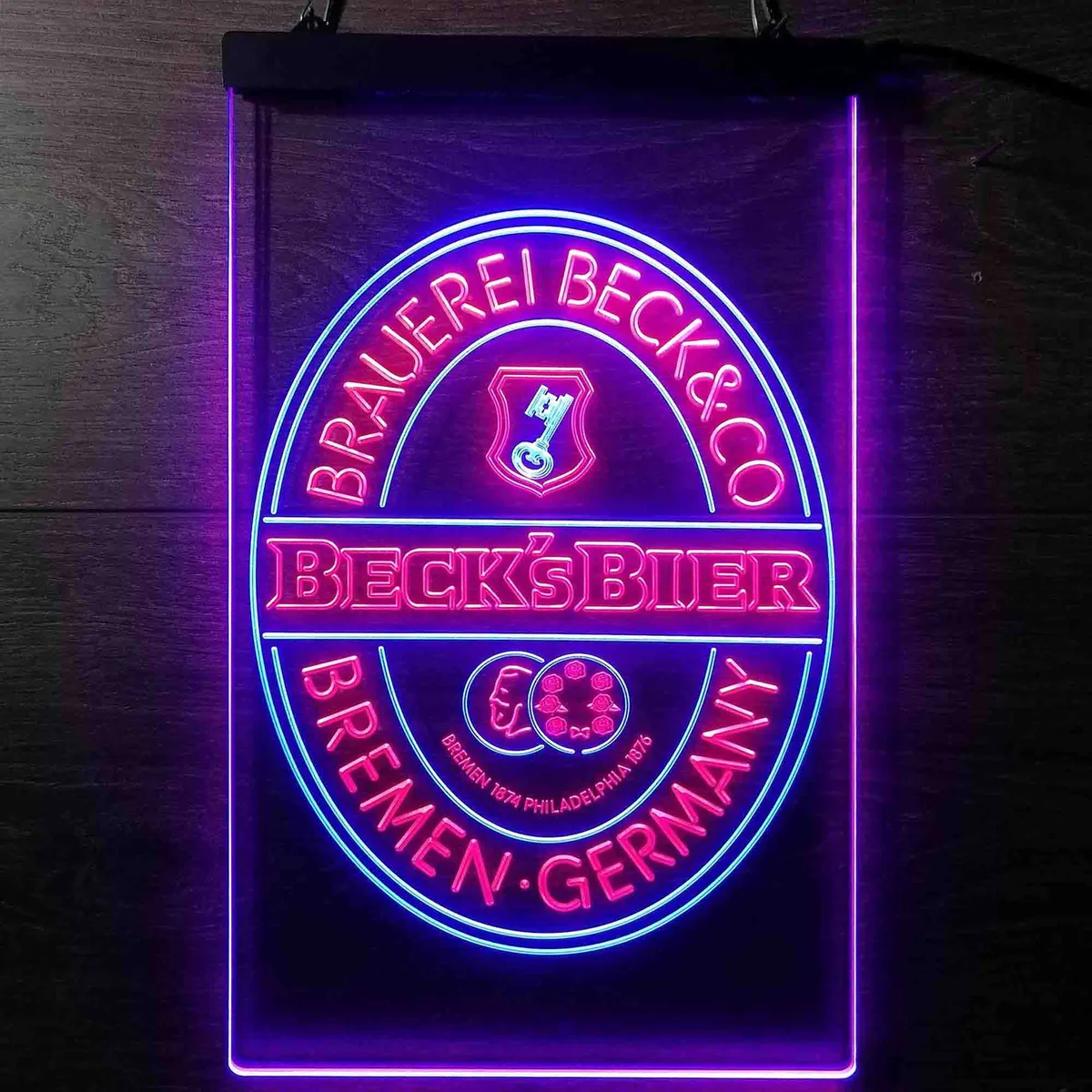 Beck's Logo Neon-Like LED Sign