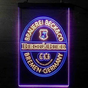 Beck's Logo Neon-Like LED Sign