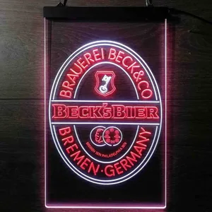 Beck's Logo Neon-Like LED Sign