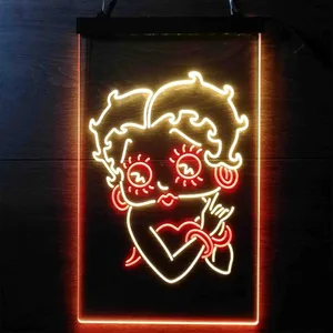 Betty Boop Close Up Neon-Like LED Sign