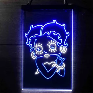Betty Boop Close Up Neon-Like LED Sign