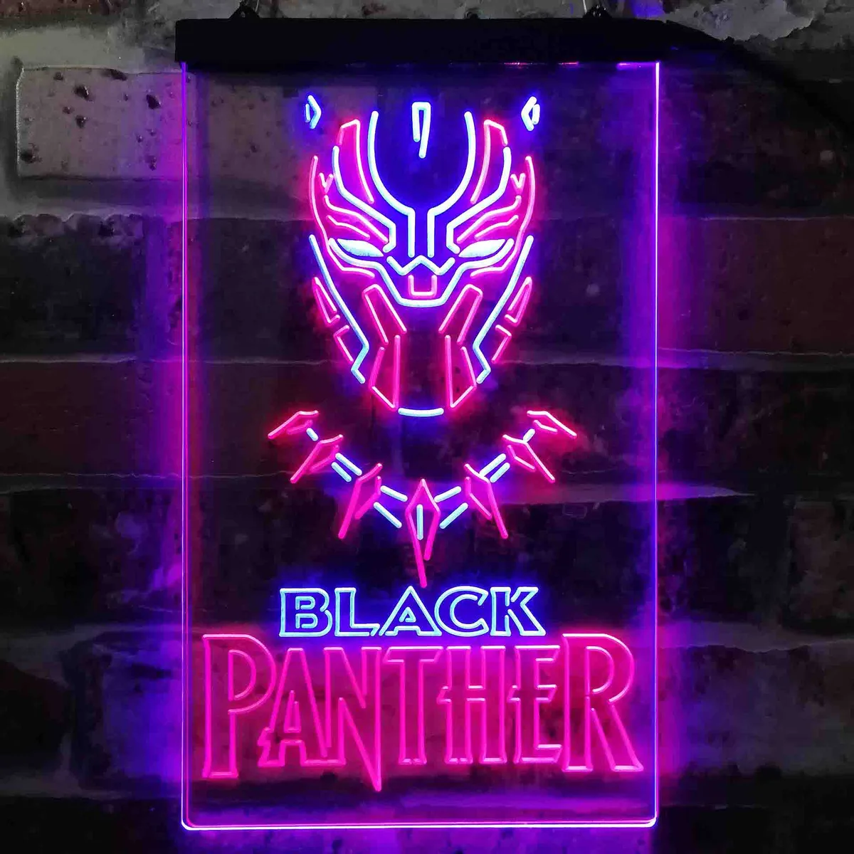 Black Panther Neon-Like LED Sign
