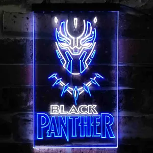 Black Panther Neon-Like LED Sign