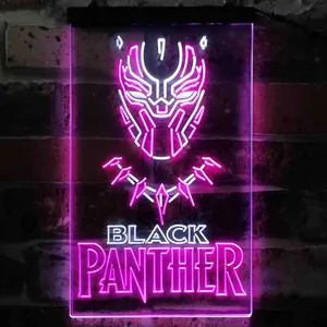 Black Panther Neon-Like LED Sign
