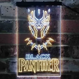 Black Panther Neon-Like LED Sign