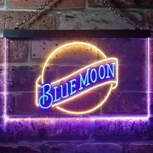 Blue Moon Beer - Logo 2 Neon-Like LED Sign
