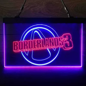 Borderlands 3 Logo Neon-Like LED Sign