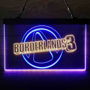 Borderlands 3 Logo Neon-Like LED Sign