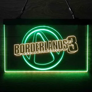 Borderlands 3 Logo Neon-Like LED Sign