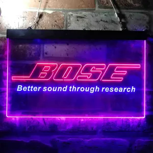 Bose Better Sound Through Research Neon-Like LED Sign
