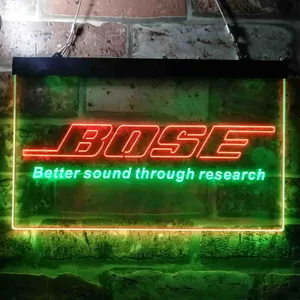 Bose Better Sound Through Research Neon-Like LED Sign