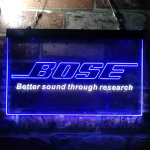 Bose Better Sound Through Research Neon-Like LED Sign