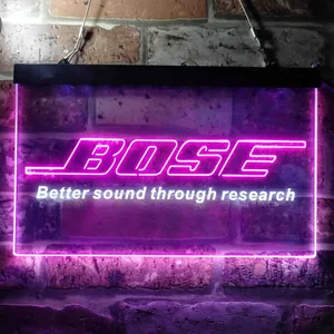 Bose Better Sound Through Research Neon-Like LED Sign
