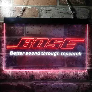 Bose Better Sound Through Research Neon-Like LED Sign