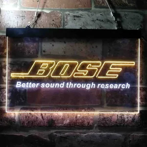 Bose Better Sound Through Research Neon-Like LED Sign