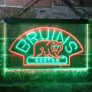 Boston Bruins Logo 1 Neon-Like LED Sign - Legacy Edition