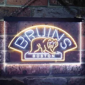 Boston Bruins Logo 1 Neon-Like LED Sign - Legacy Edition