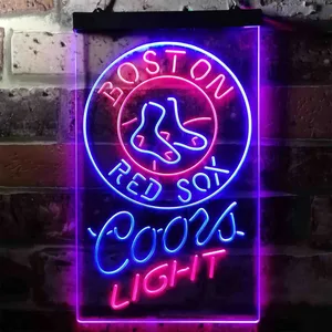 Boston Red Sox Coors Light Neon-Like LED Sign