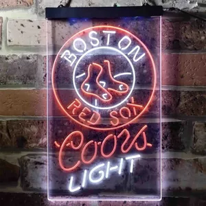 Boston Red Sox Coors Light Neon-Like LED Sign